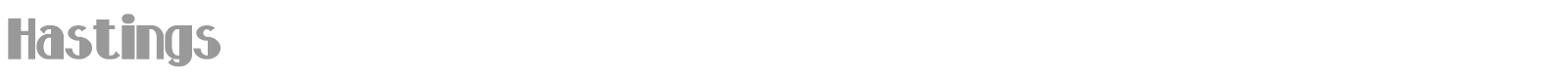 Hastings font preview